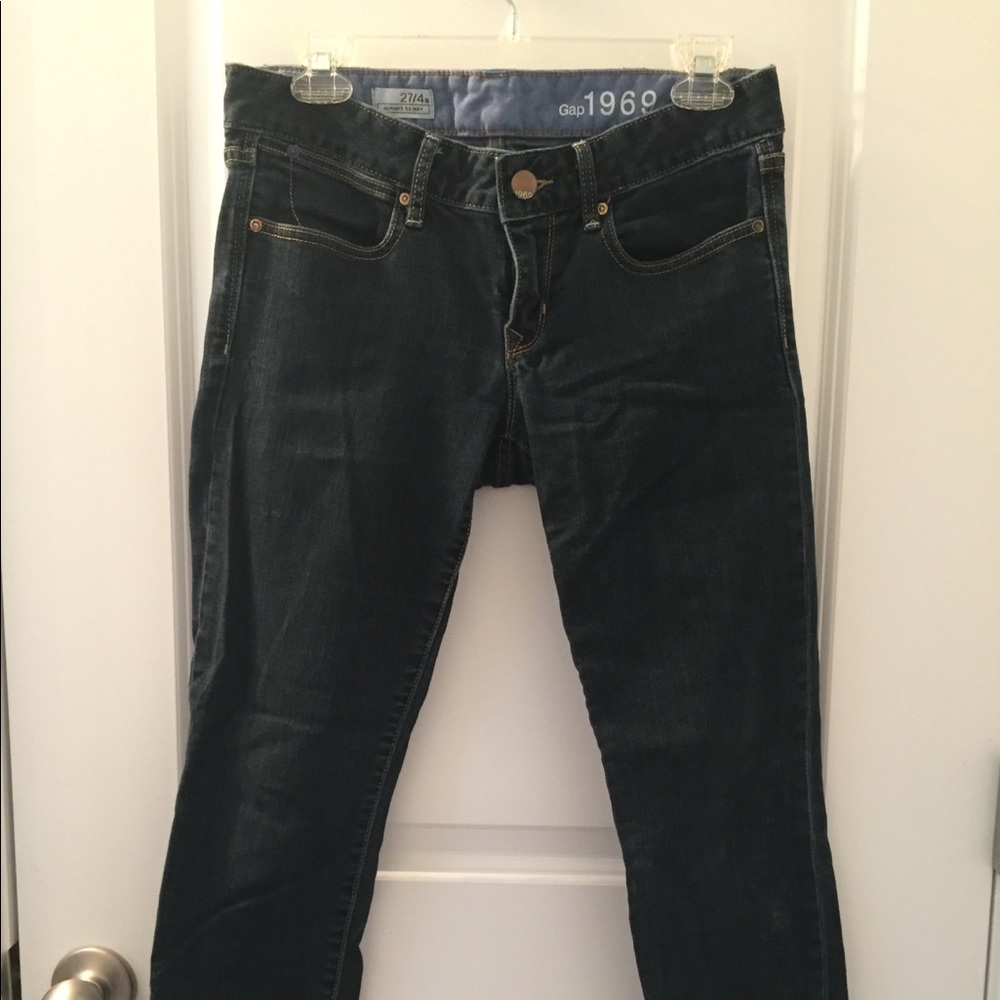 Gap Always Skinny 1969 Jeans 27a Dark Wash